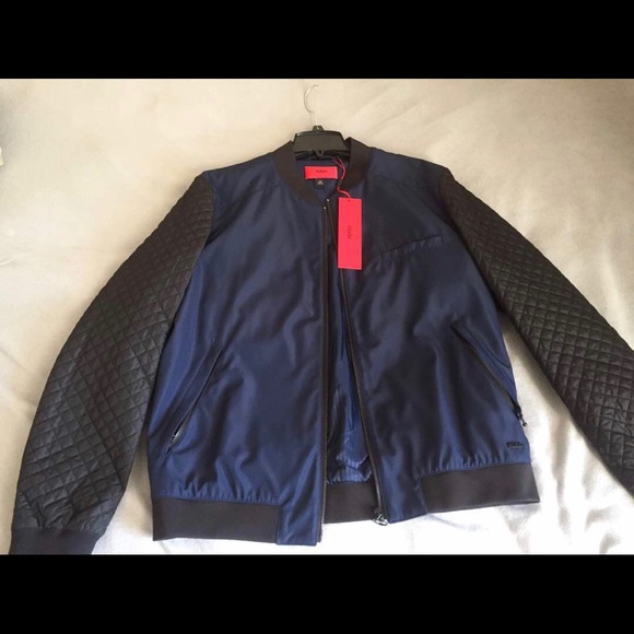 hugo boss mens bomber jacket